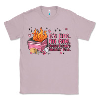 Lilac it's fine i'm fine everything's freakin' fine Classic Tee - MaliasSmallBusiness