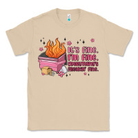 Mushroom it's fine i'm fine everything's freakin' fine Classic Tee - MaliasSmallBusiness