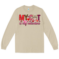 Mushroom my cat is my valentine Long Sleeve Tee - NancyCooperArtShop