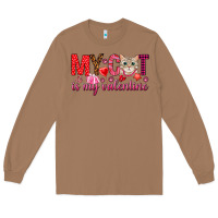 Toasted Coconut my cat is my valentine Long Sleeve Tee - NancyCooperArtShop