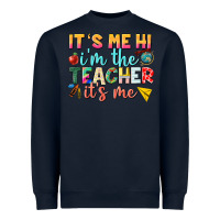 Navy its me hi im the teacher its me nca Heavyweight Sweatshirt - NancyCooperArtShop