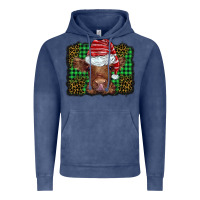 Vintage Denim christmas leopard buffalo plaid baby highland cow Vintage Hoodie - BarkalooDesign