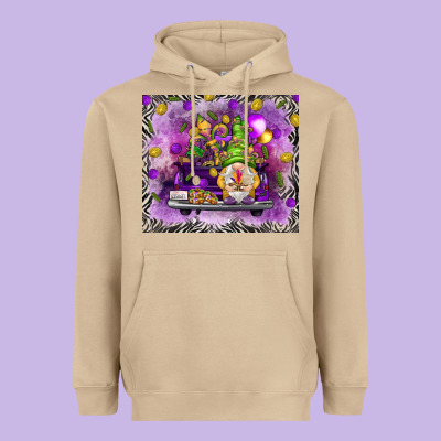 Gnome On The Truck Tumbler Hjf Heavyweight Hoodie Designed By Howdyjamesfarm