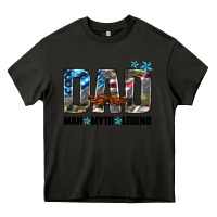 Asphalt dad man myth legend Heavy Core Tee - HRA Design Shop