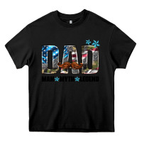 Black dad man myth legend Heavy Core Tee - HRA Design Shop