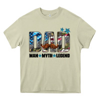 Mossy dad man myth legend Heavy Core Tee - HRA Design Shop