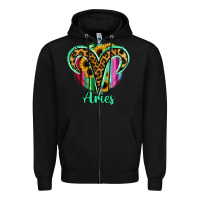 Black Aries Zodiac Zipper Hoodie - Bettercallsaul