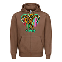 Chestnut Aries Zodiac Zipper Hoodie - Bettercallsaul