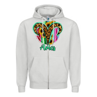 Dove Grey Aries Zodiac Zipper Hoodie - Bettercallsaul