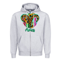 Heather Grey Aries Zodiac Zipper Hoodie - Bettercallsaul
