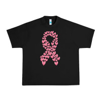 Black breast cancer ribbon Urban Heavy Tee - MaliasSmallBusiness