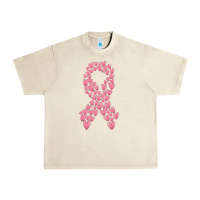 Sandshell breast cancer ribbon Urban Heavy Tee - MaliasSmallBusiness