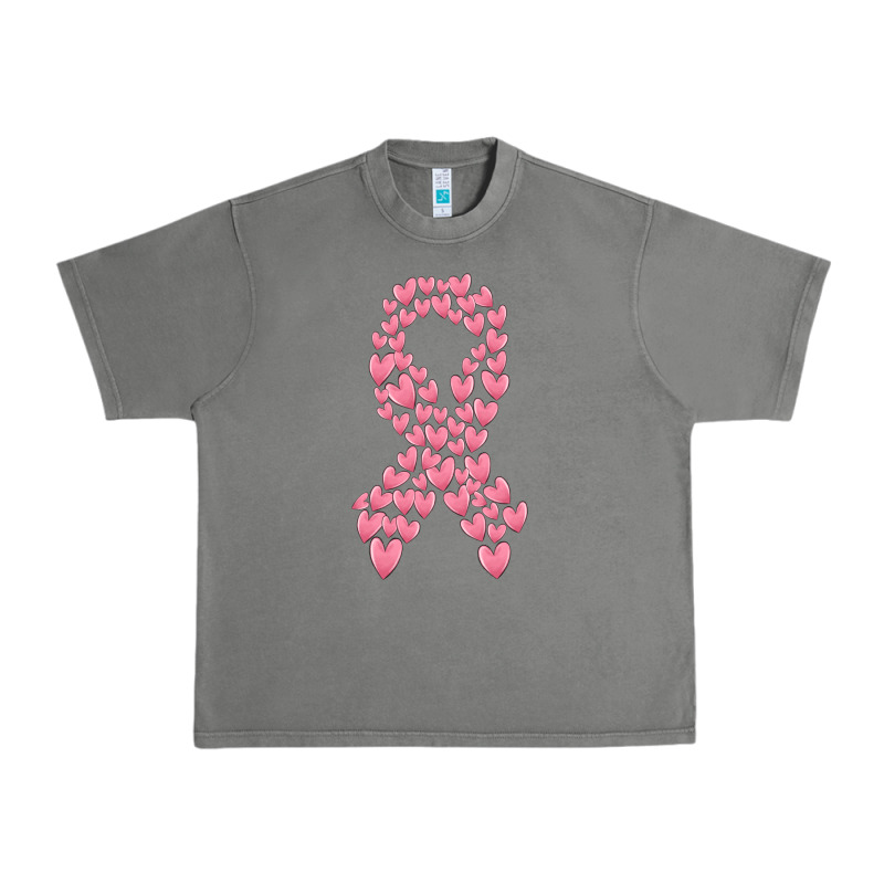 Breast Cancer Ribbon Urban Heavy Tee by MaliasSmallBusiness | Teevron