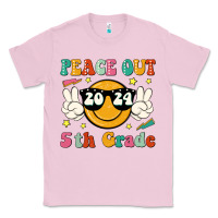 Bubblegum Pink peace out 2024 5th grade Classic Tee - JahusDesignShop