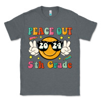 Charcoal Heather peace out 2024 5th grade Classic Tee - JahusDesignShop