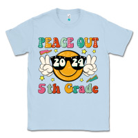 Dusty Blue peace out 2024 5th grade Classic Tee - JahusDesignShop