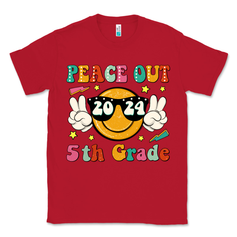 Peace Out 2024 5th Grade Classic Tee by JahusDesignShop | Teevron