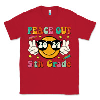 Red peace out 2024 5th grade Classic Tee - JahusDesignShop