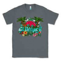 Charcoal Heather Summer Classic Tee - CowhideDigitalArt