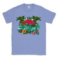 Colony Blue Summer Classic Tee - CowhideDigitalArt