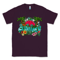 Plum Summer Classic Tee - CowhideDigitalArt