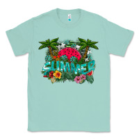 Seafoam Summer Classic Tee - CowhideDigitalArt