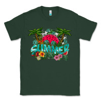Sports Green Summer Classic Tee - CowhideDigitalArt