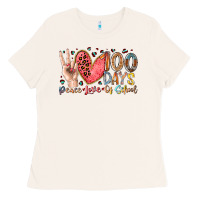Bone peace love 100 days of school Ladies Tee - RacoonDesign