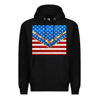 Black glitter american flag Premium Hoodie - TumblerDesignByShophia