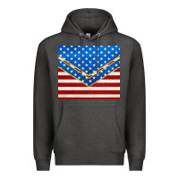 Charcoal Heather glitter american flag Premium Hoodie - TumblerDesignByShophia
