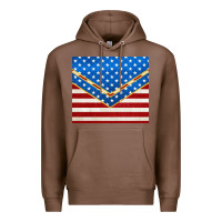 Chestnut glitter american flag Premium Hoodie - TumblerDesignByShophia
