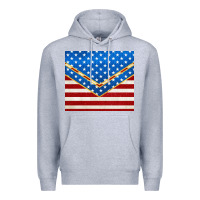 Heather Grey glitter american flag Premium Hoodie - TumblerDesignByShophia