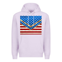 Lilac glitter american flag Premium Hoodie - TumblerDesignByShophia