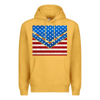 Mustard glitter american flag Premium Hoodie - TumblerDesignByShophia