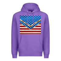 Purple glitter american flag Premium Hoodie - TumblerDesignByShophia