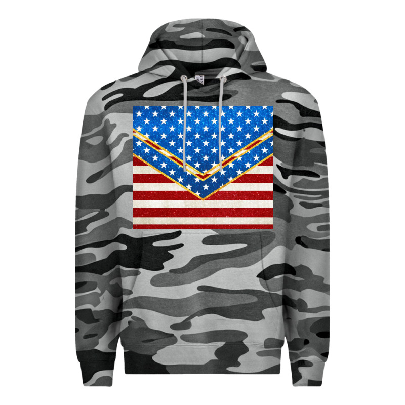 Glitter American Flag Premium Hoodie by TumblerDesignByShophia | Teevron