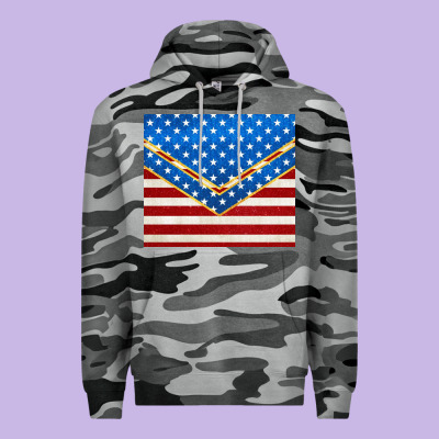 Glitter American Flag Premium Hoodie Designed By Tumblerdesignbyshophia