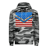 Slate Camo glitter american flag Premium Hoodie - TumblerDesignByShophia