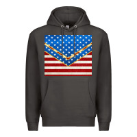 Smoke glitter american flag Premium Hoodie - TumblerDesignByShophia