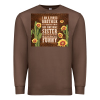 Chestnut i am a proud brother Premium Sweatshirt - TumblerDesignByShophia