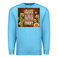 Ocean Blue i am a proud brother Premium Sweatshirt - TumblerDesignByShophia
