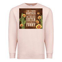 Pale Pink i am a proud brother Premium Sweatshirt - TumblerDesignByShophia