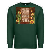 Sports Green i am a proud brother Premium Sweatshirt - TumblerDesignByShophia