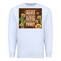 White i am a proud brother Premium Sweatshirt - TumblerDesignByShophia