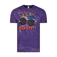 Cloud Purple 4th of july png, monster truck Vintage Tee - MaliasSmallBusiness