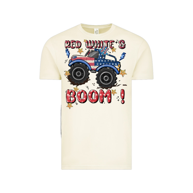4th Of July Png, Monster Truck Vintage Tee by MaliasSmallBusiness | Teevron