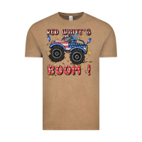 Vintage Coffee 4th of july png, monster truck Vintage Tee - MaliasSmallBusiness