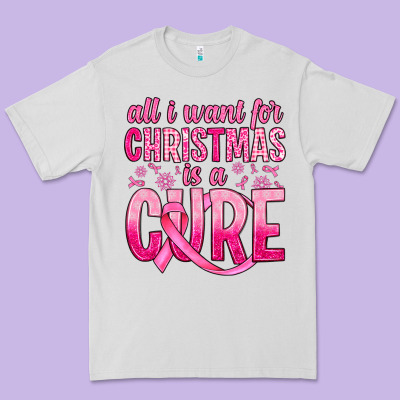 All I Want For Christmas Is A Cure Premium Tee Designed By Jahusdesignshop