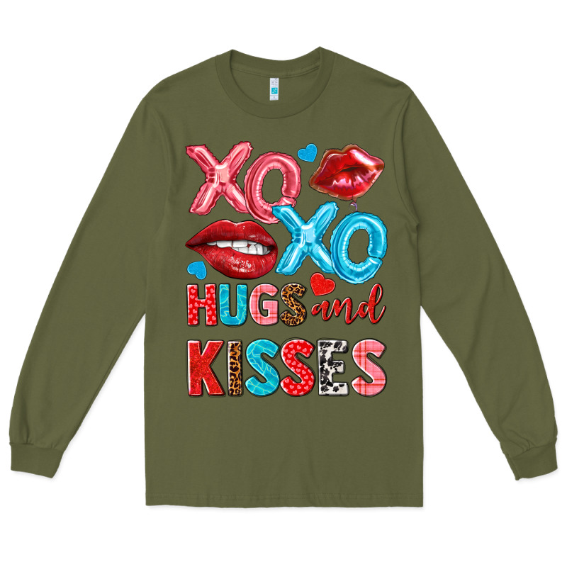 Xo Xo Hugs And Kisses Long Sleeve Tee by NancyCooperArtShop | Teevron