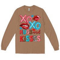 Toasted Coconut xo xo hugs and kisses Long Sleeve Tee - NancyCooperArtShop